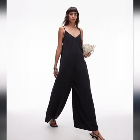 Topshop Modal Wide Leg Jumper - Picture 1 of 7